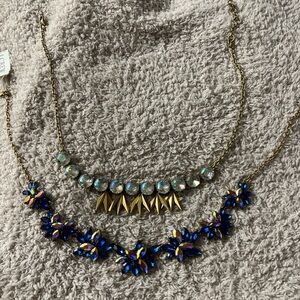 J Crew statement necklace lot